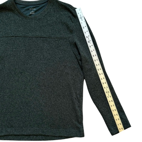 VAN HEUSEN CLASSIC FIT CREW NECK GREEN SWEATSHIRT | MEN’S SIZE XL - Picture 5 of 9